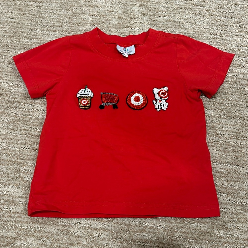 TARGET FRENCH KNOT TSHIRT- CUTIE PIE SMOCKS SIZE 2T